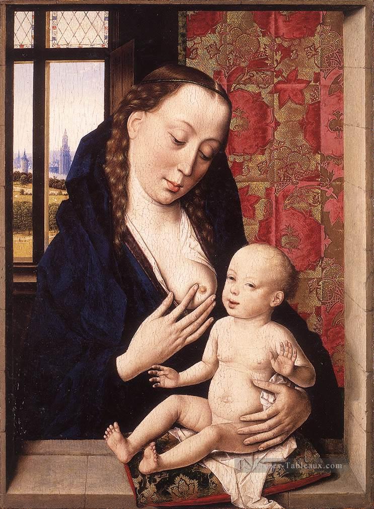 Mary et l’enfant hollandais Dirk Bouts Peintures à l'huile